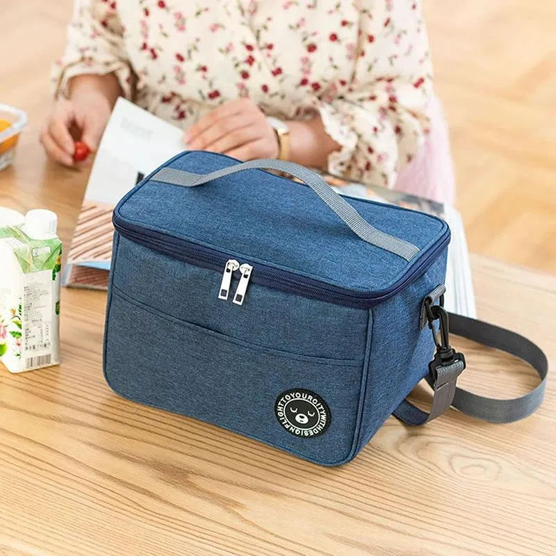 🍱 Insulated Lunch Box for Men & Women | Travel Portable Camping Picnic Bag | Cold Food Cooler Thermal Bag with Strap for Kids & Adults 🎒