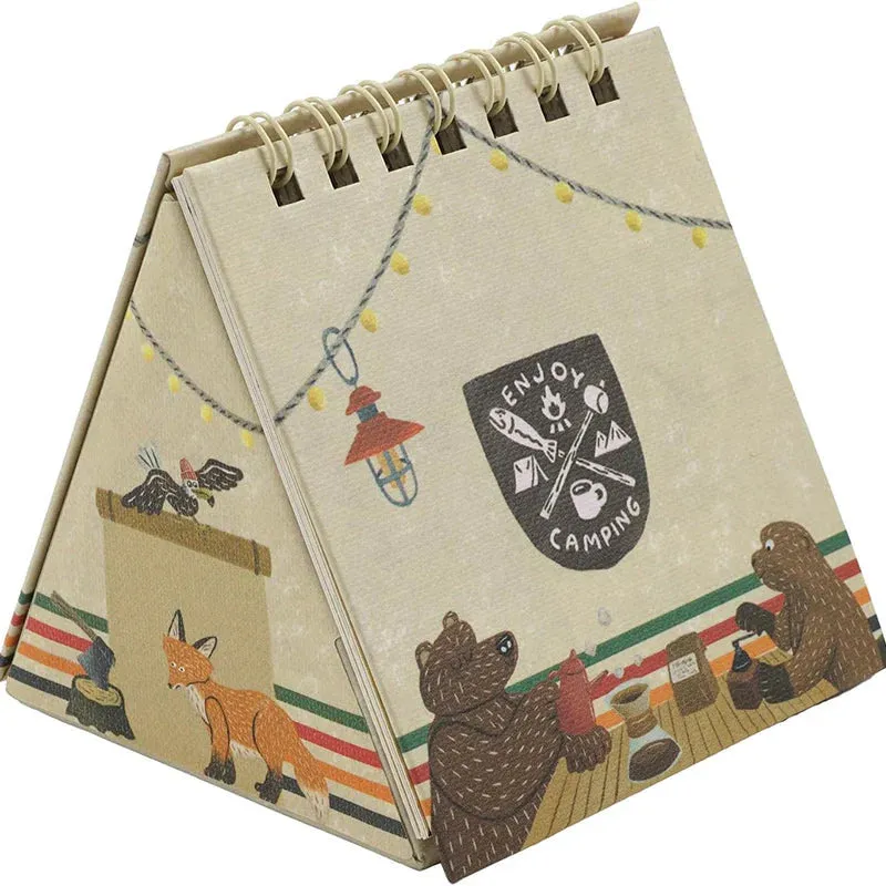 2025 Mini Desk Calendar | Tent Bear