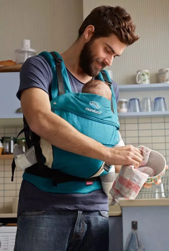 [3 Years Local Warranty] Manduca First HempCotton Baby Carrier - Ocean