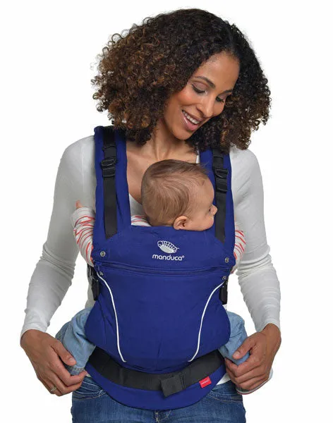 [3 Years Local Warranty] Manduca Pure Cotton Baby Carrier - Royal Blue