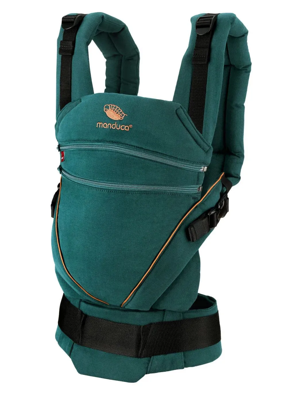 [3 Years Local Warranty] Manduca XT Organic Cotton Baby & Toddler Carrier - Denim Teal Toffee