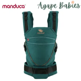 [3 Years Local Warranty] Manduca XT Organic Cotton Baby & Toddler Carrier - Denim Teal Toffee