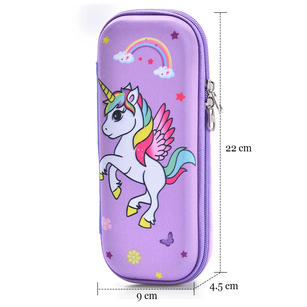 3D Pencil Case-Unicorn