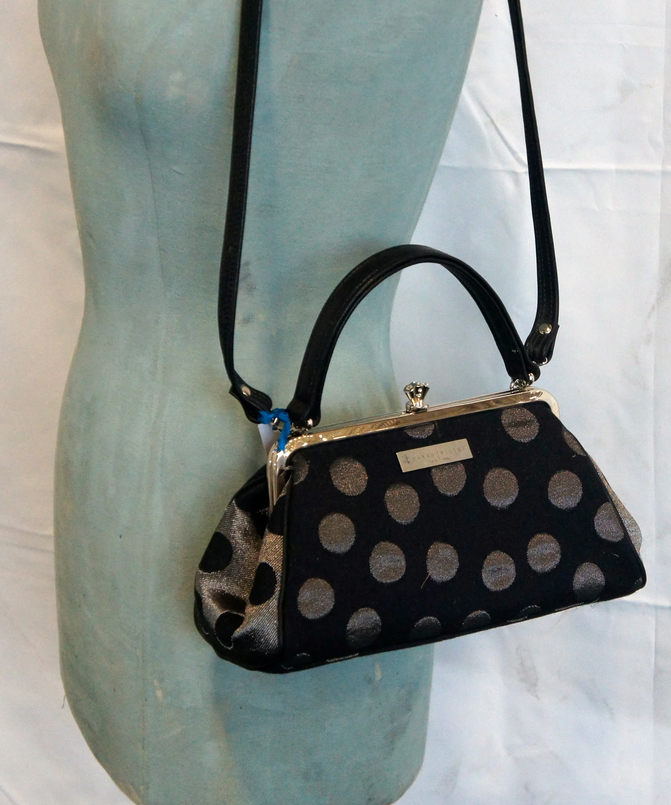 4077-S  Silver Dotty