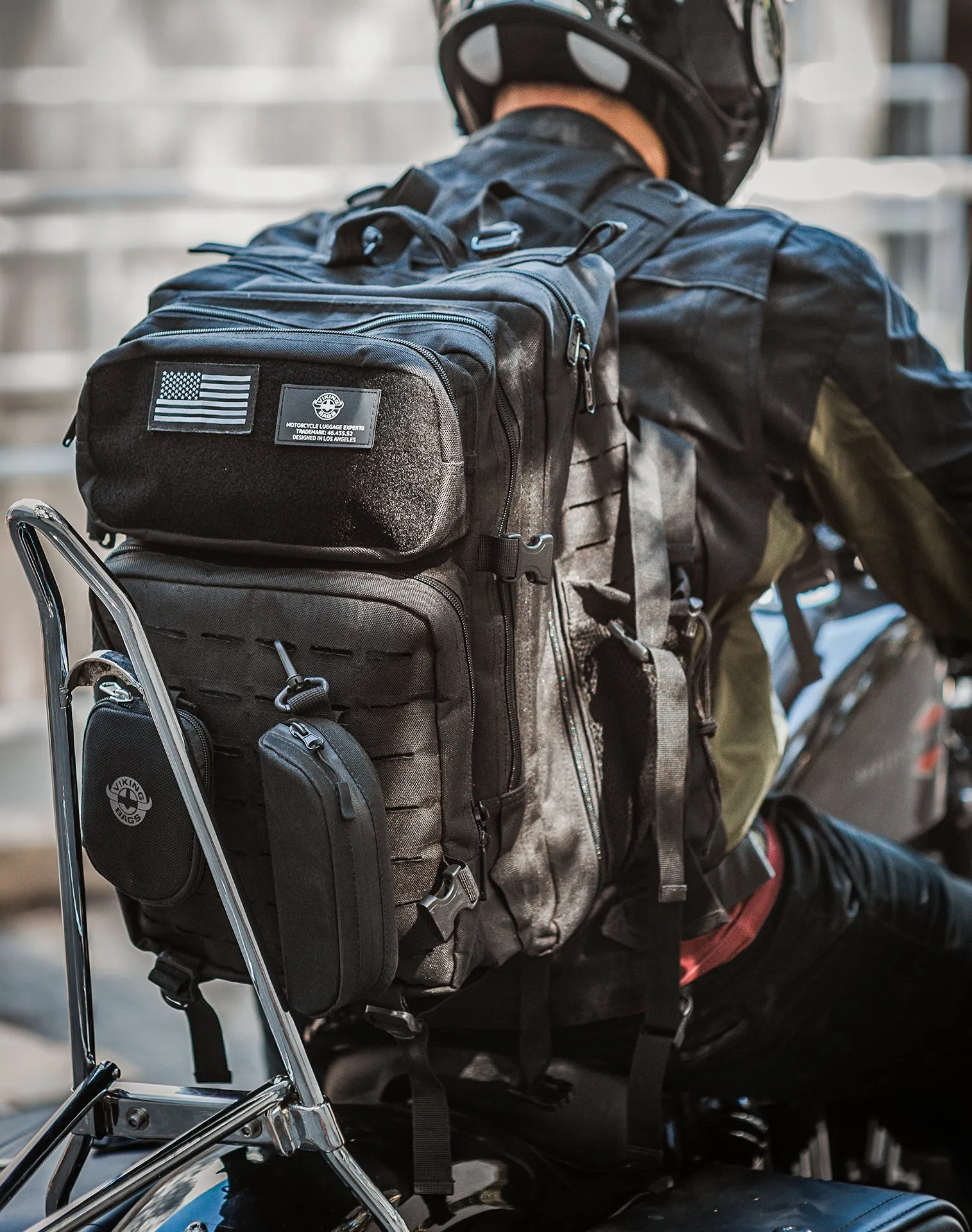 45L - Tactical XL Motorcycle Backpack for Harley Davidson