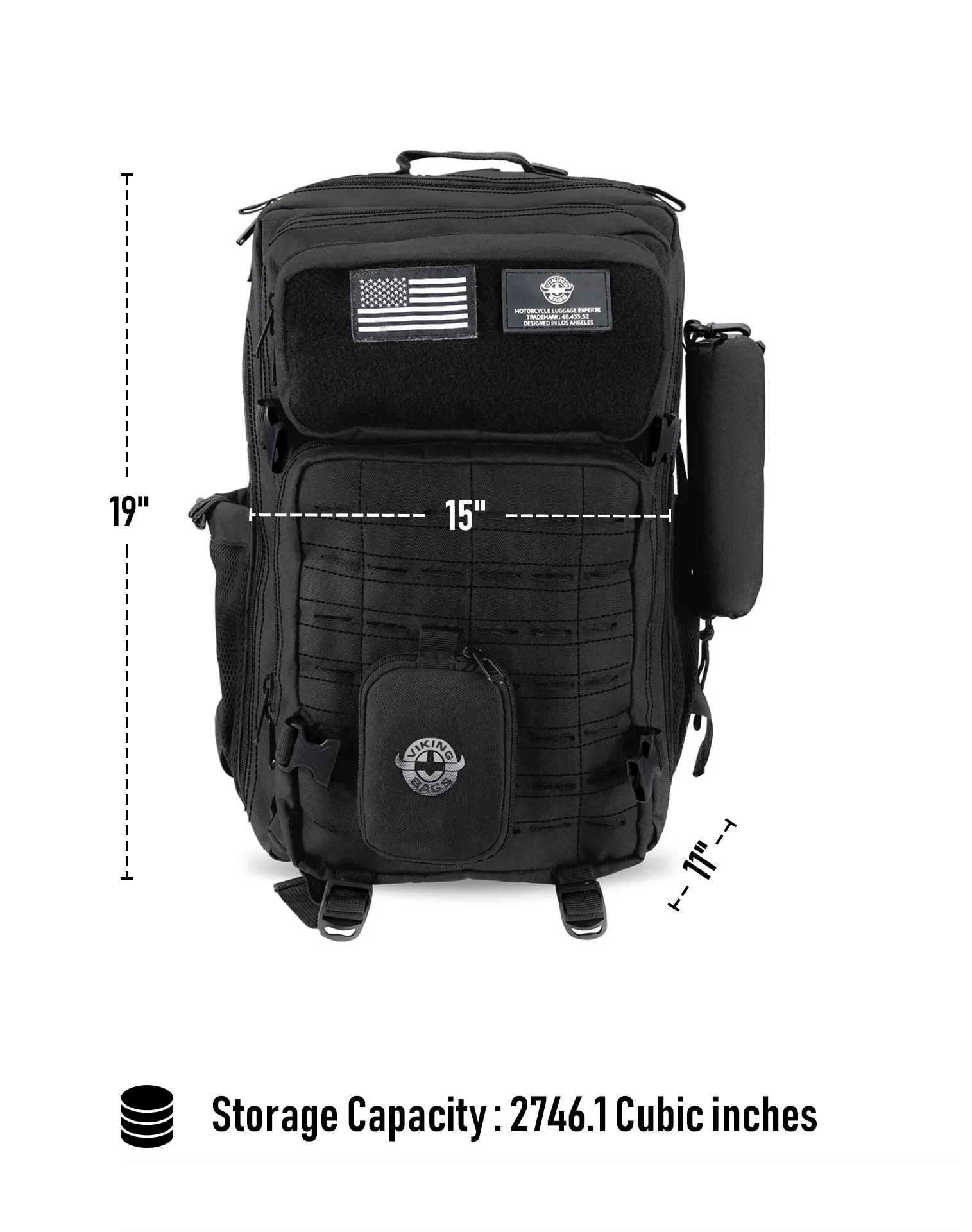 45L - Tactical XL Motorcycle Backpack for Harley Davidson