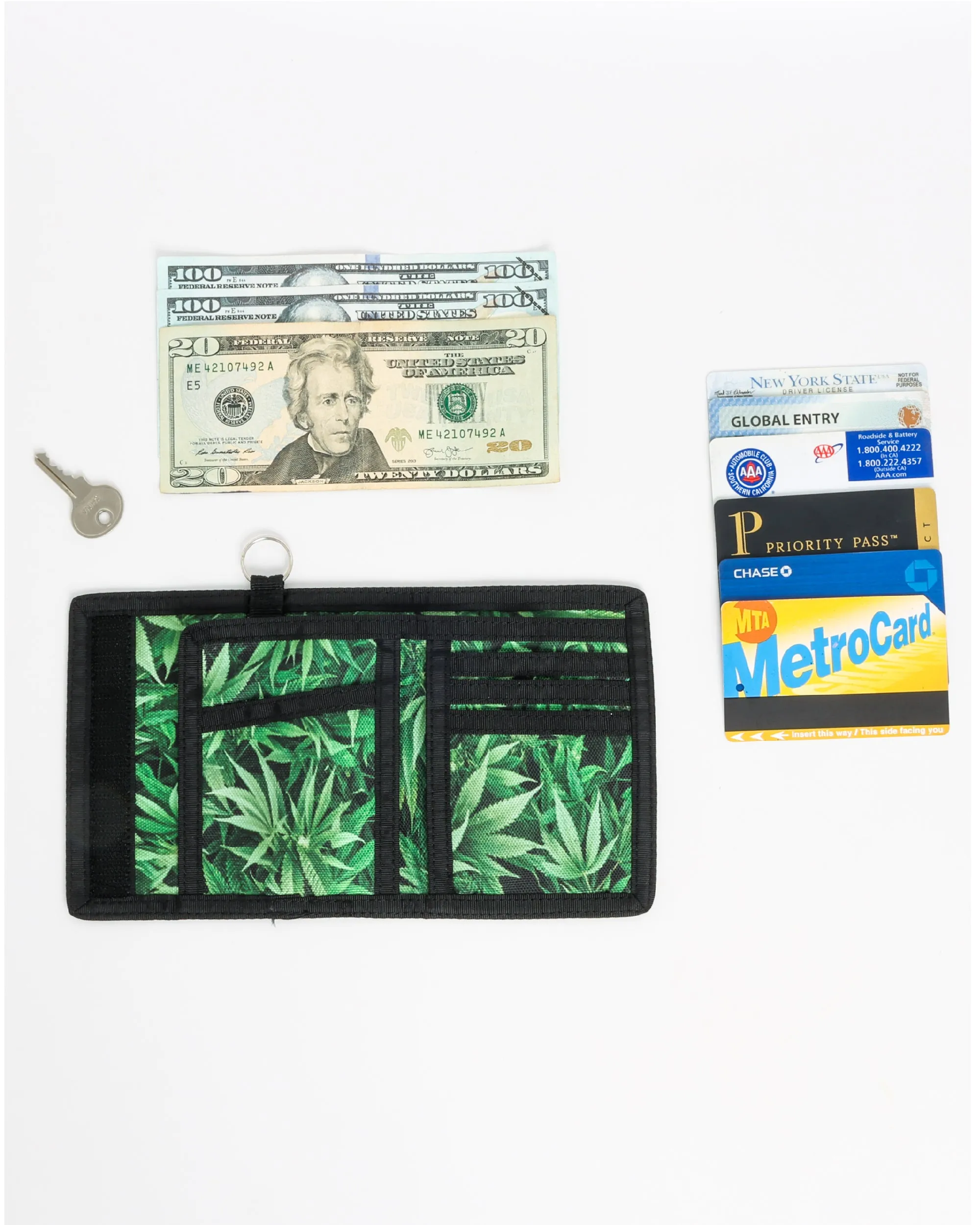 80's Wallet | Bi-Fold RFID |Weed