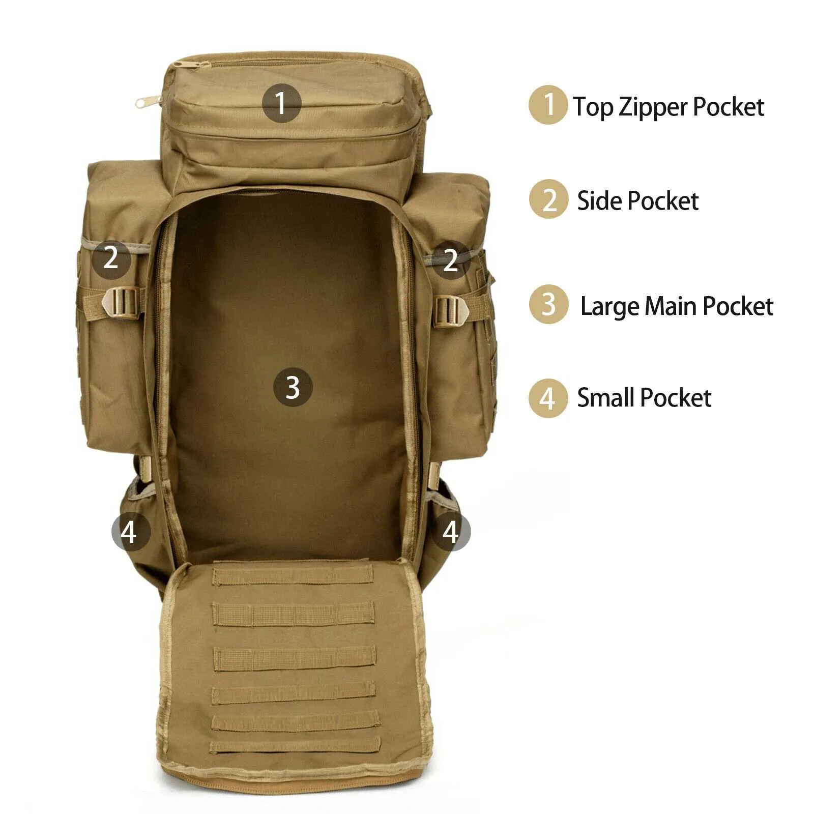 911 MOLLE Tactical Backpack Waterproof Hunting Bag