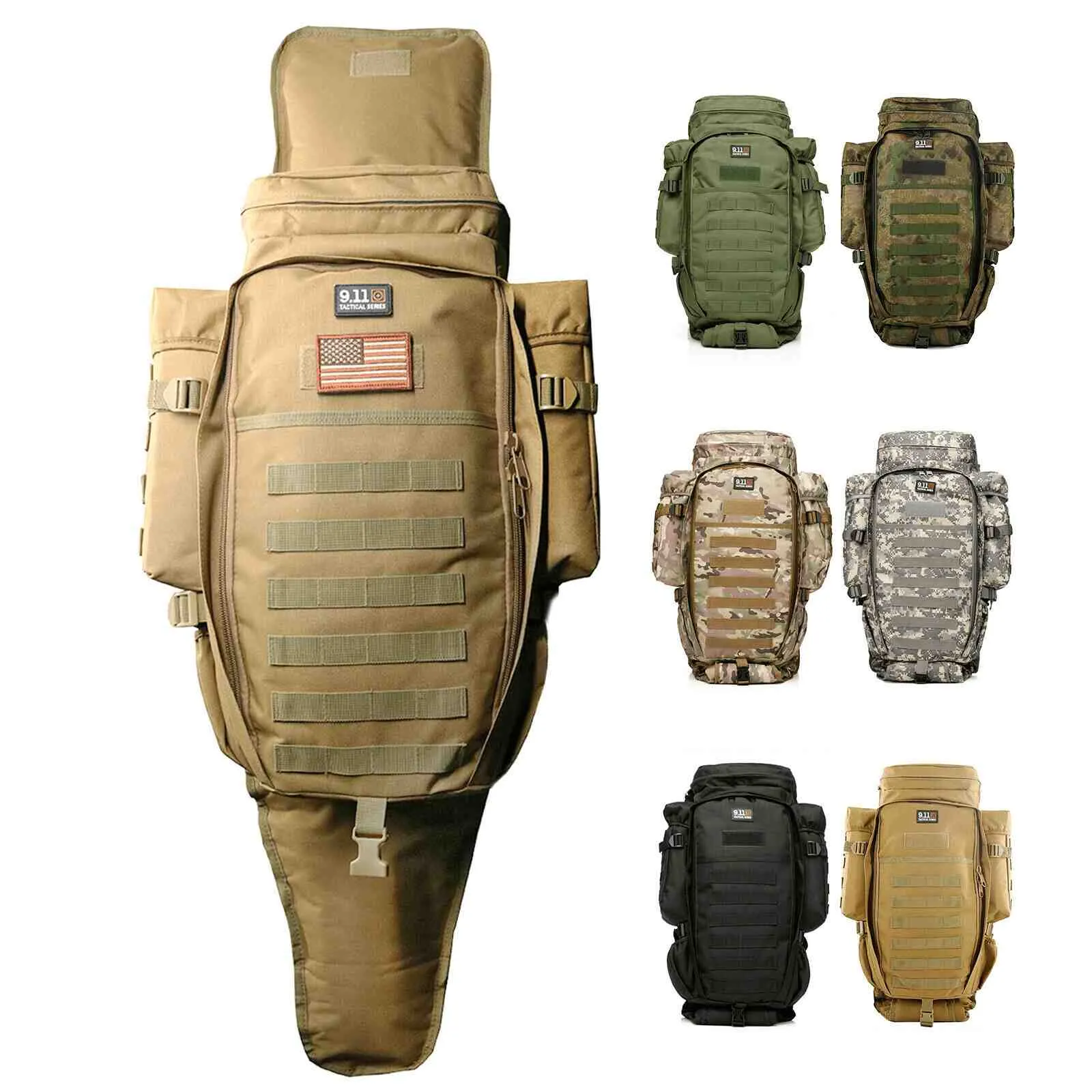 911 MOLLE Tactical Backpack Waterproof Hunting Bag