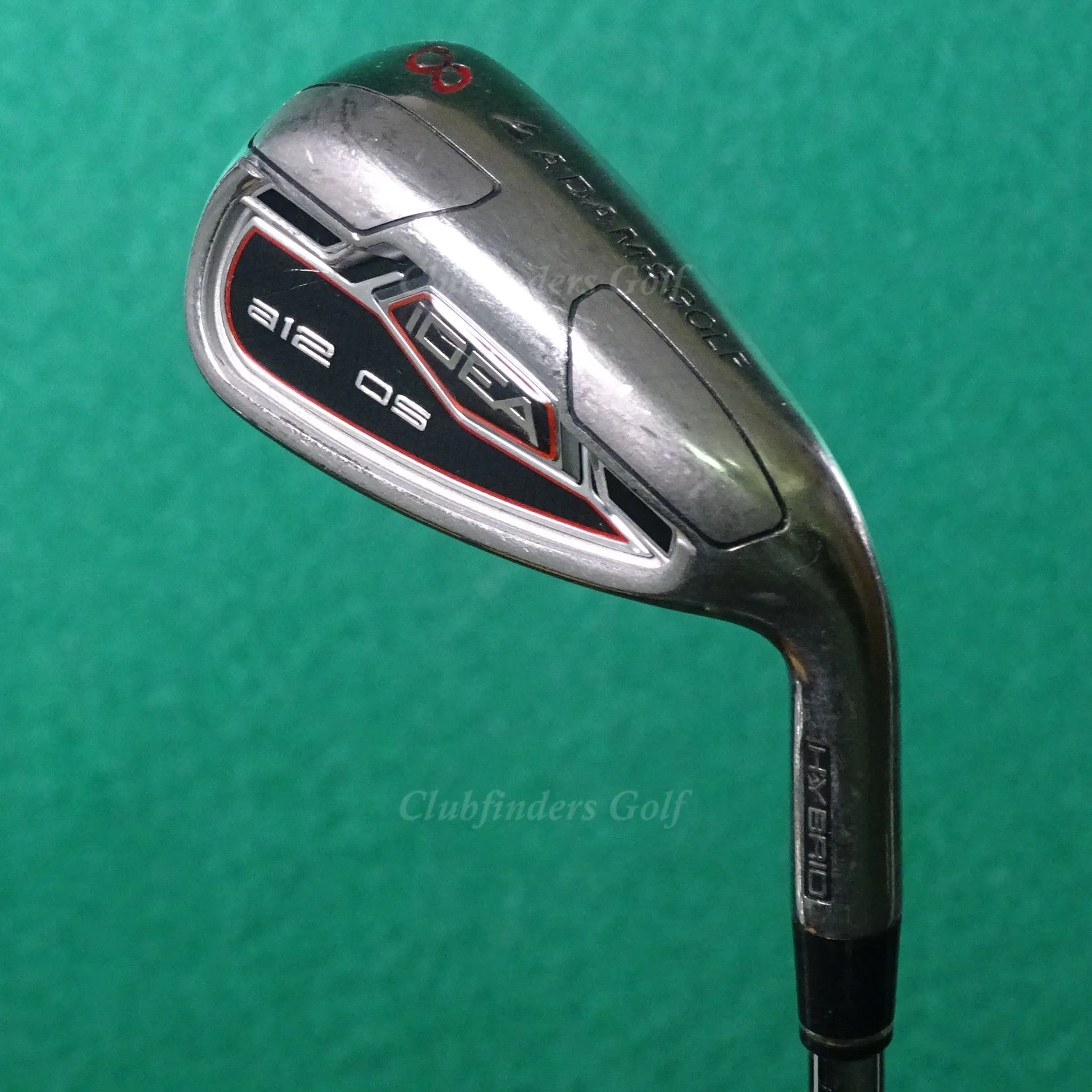 Adams Golf Idea a12 OS Hybrid Single 8 Iron Factory Performance 85 Steel Stiff