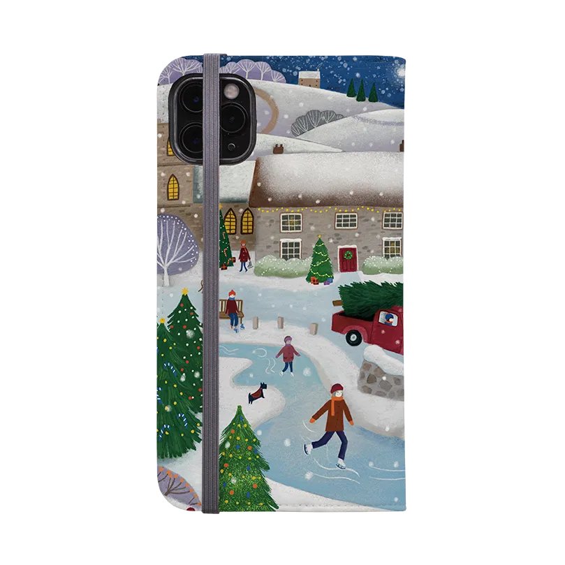 Advent Hares Wallet Case By Bex Parkin