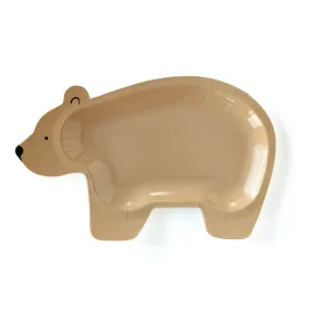 ADVENTURE BEAR SHAPED PLATES