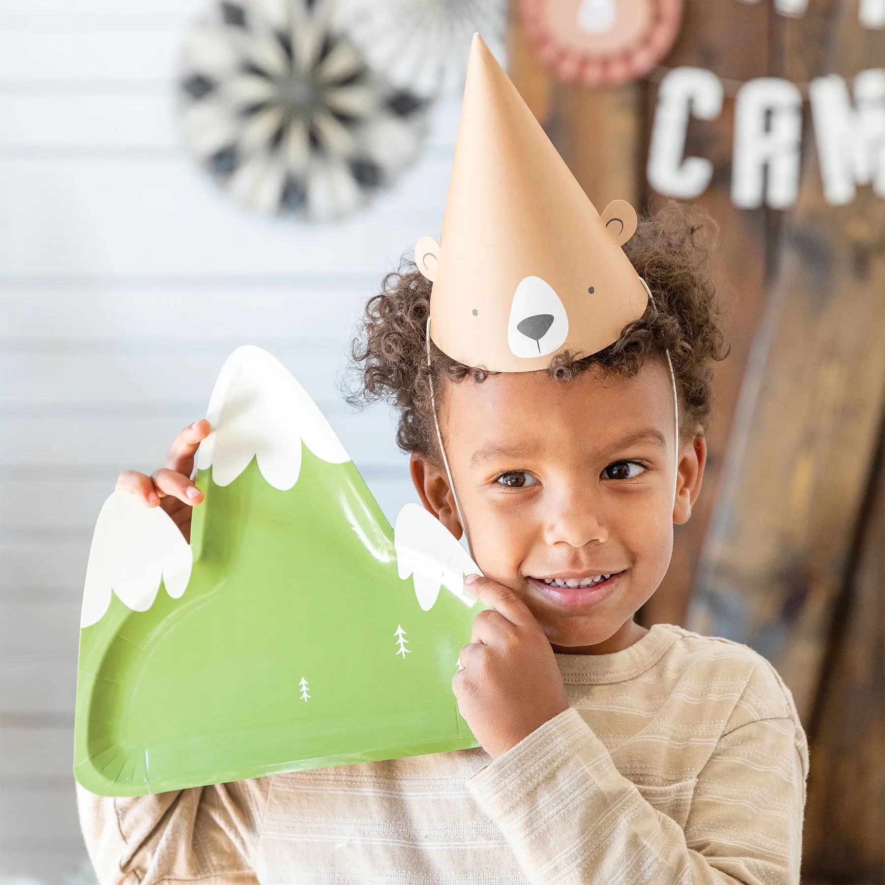 ADVENTURE MOUNTAIN SHAPED PLATE