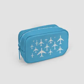 Airplane Silhouettes - Mini Packing Bag