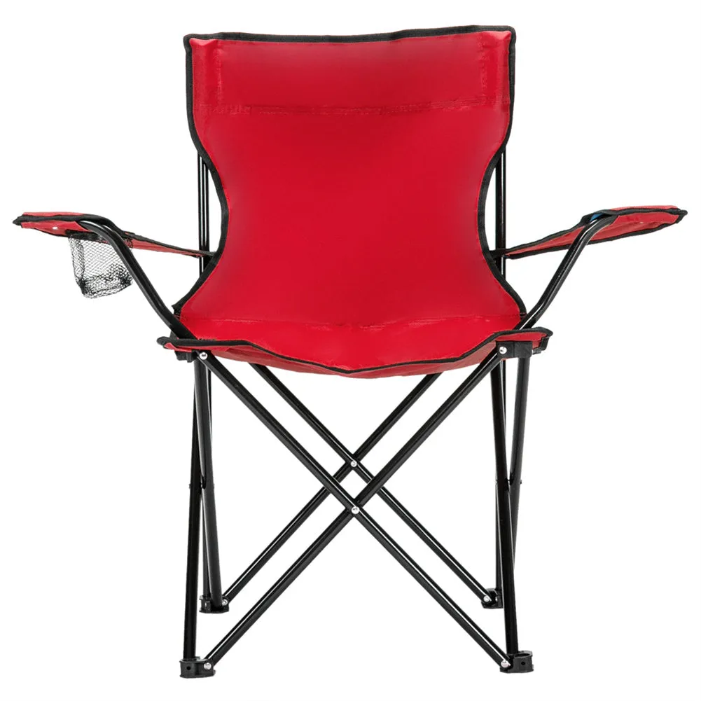 ALICIAN Camping Chair Small Simple Foldable Chair 80x50x50cm Red