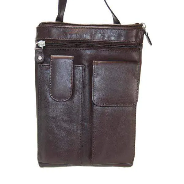 All in one evening bag genuine leather at mens wallet