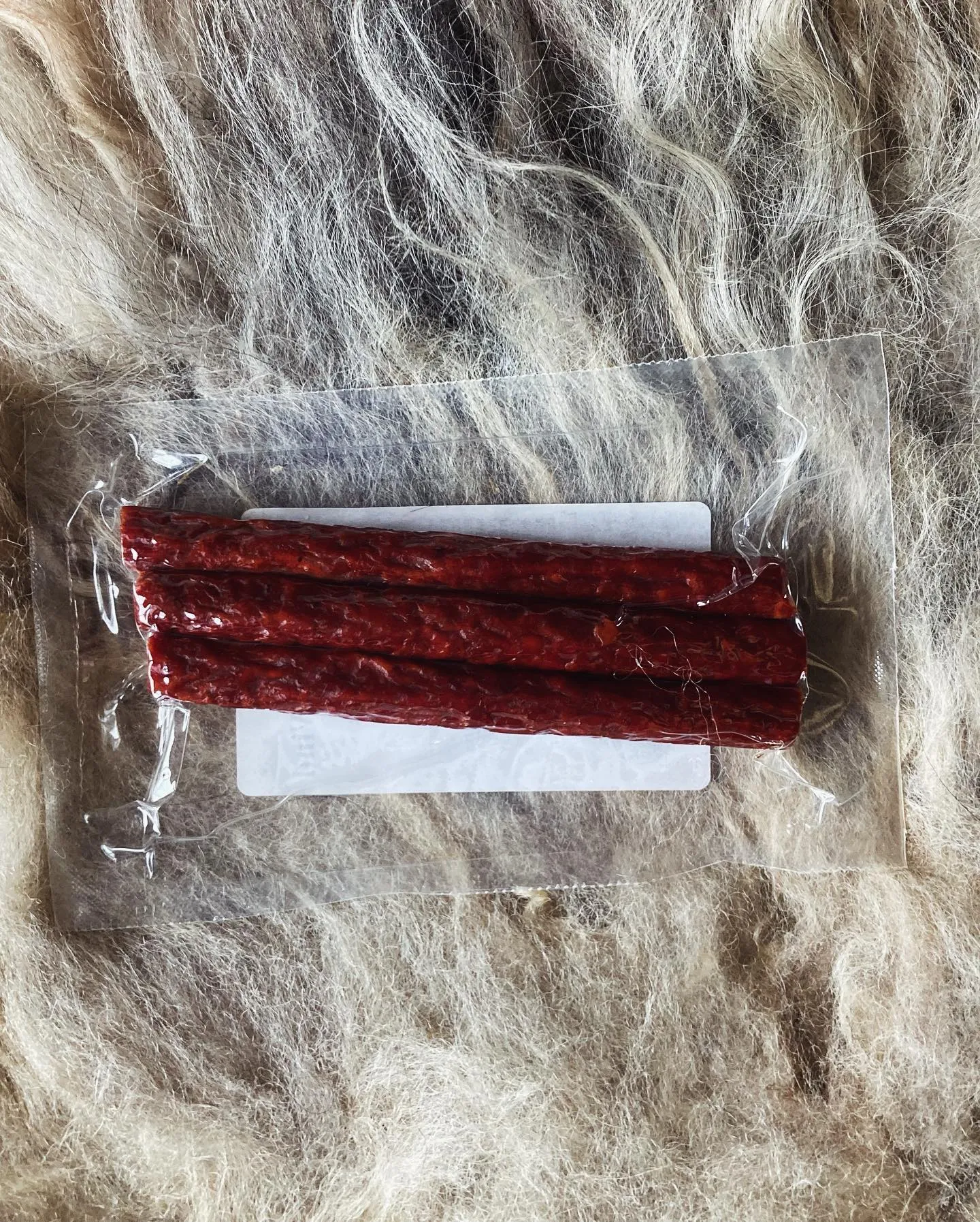 All-Natural, Uncured, Nitrate-Free, Grass-Fed-and-Finished Lamb- Mild Pepper Snack Sticks