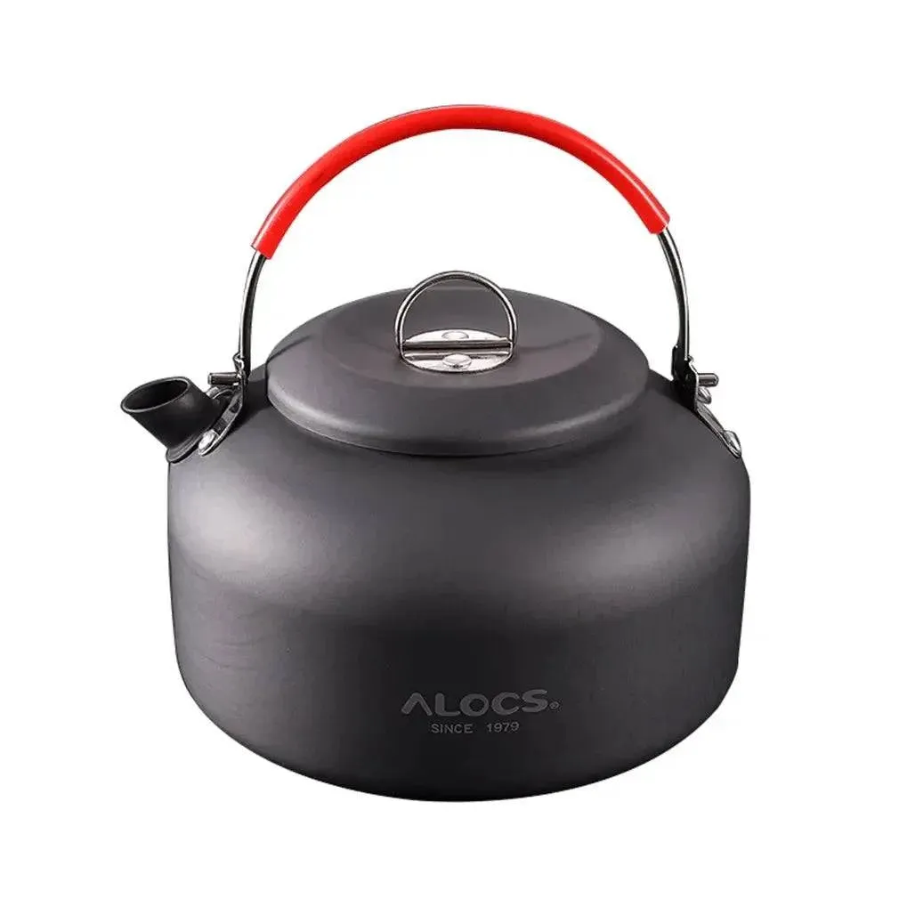 ALOCS CW-K02 CW-K03 Outdoor Camping Water Kettle Teapot Coffee Pot 0.8L 1.4L Aluminum for Picnic Hiking Compact Lightweight