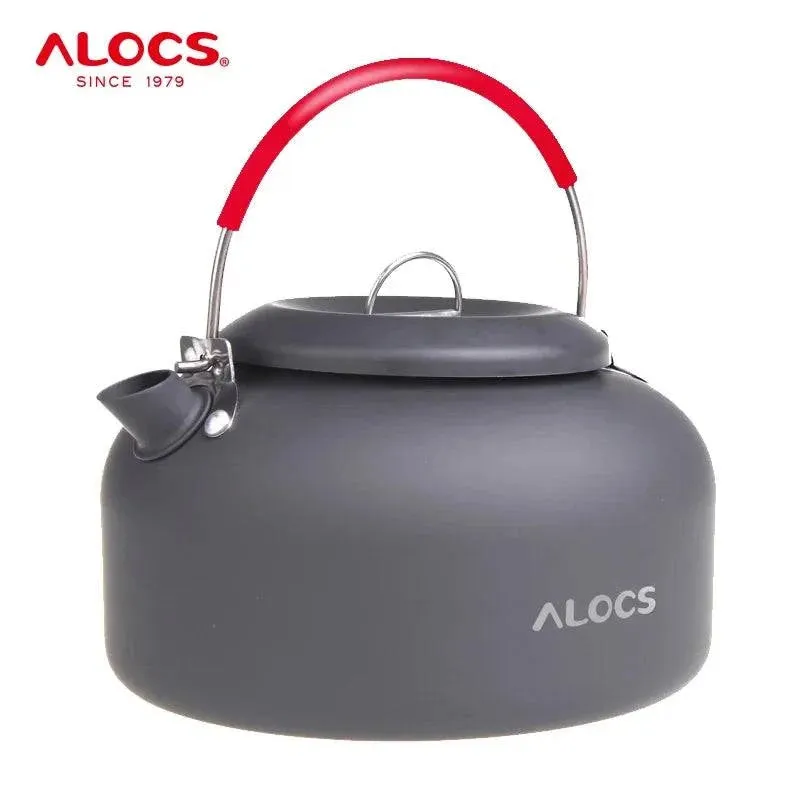 ALOCS CW-K02 CW-K03 Outdoor Camping Water Kettle Teapot Coffee Pot 0.8L 1.4L Aluminum for Picnic Hiking Compact Lightweight