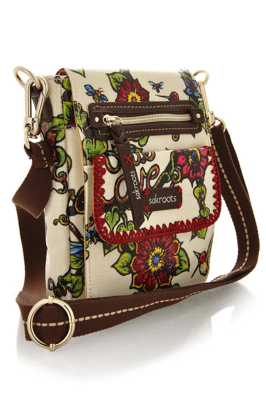 ARTIST CIRCLE Floral Plastic Messenger