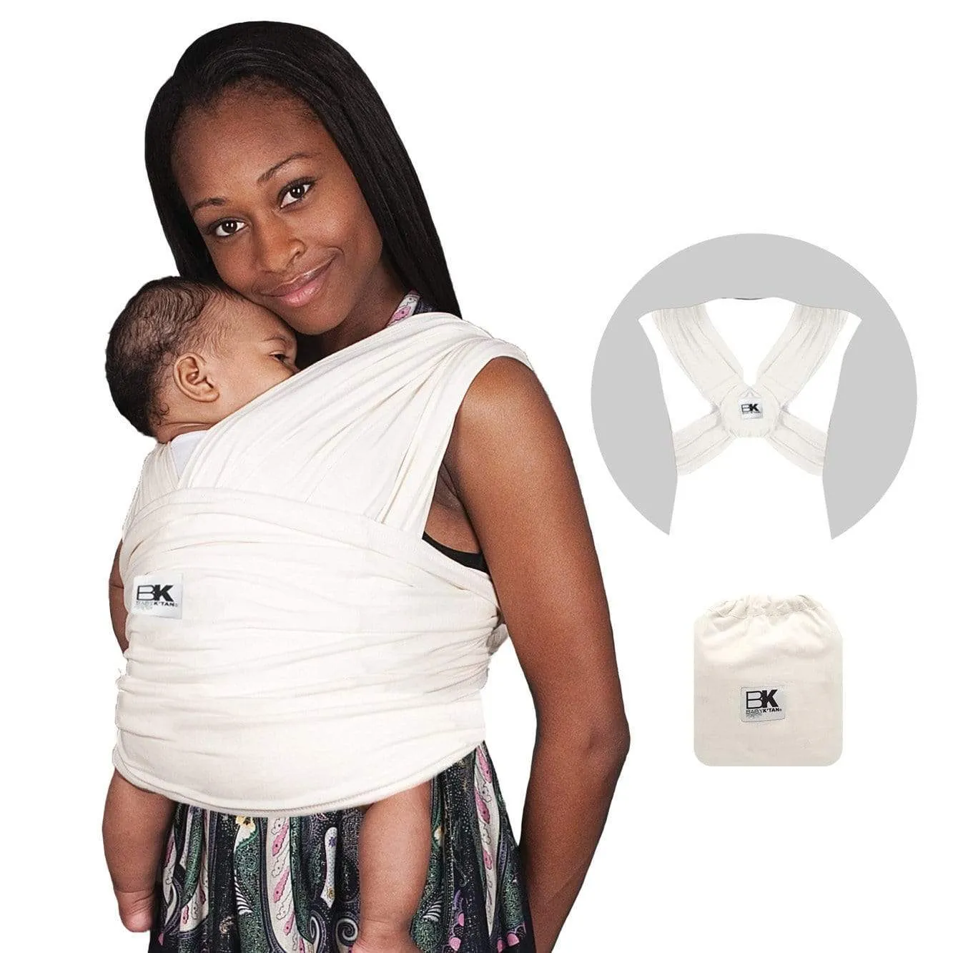 Baby K'tan Organic Baby Carrier - Organic Natural - L