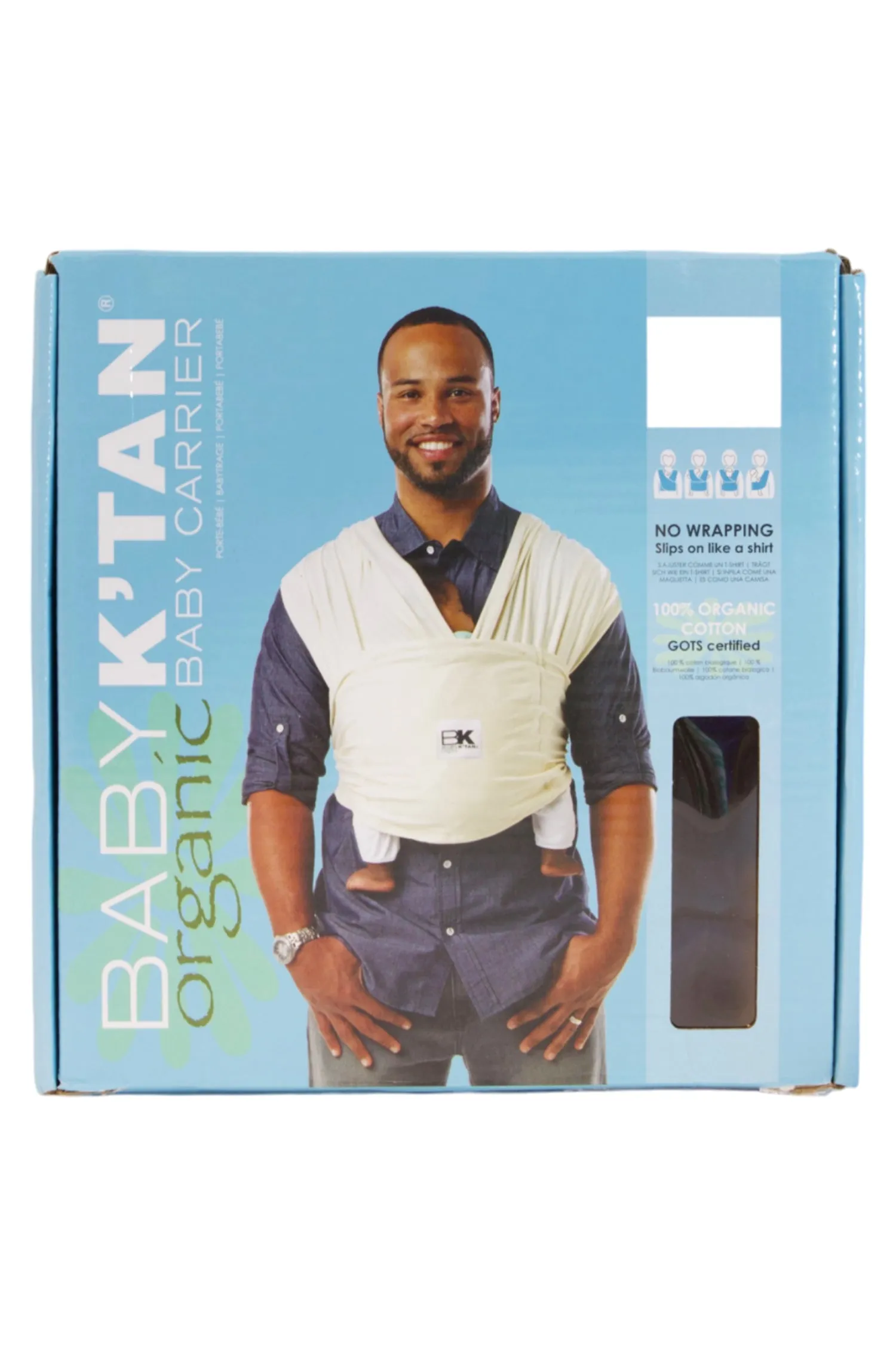 Baby K'tan Organic Baby Carrier - Organic Natural - XS