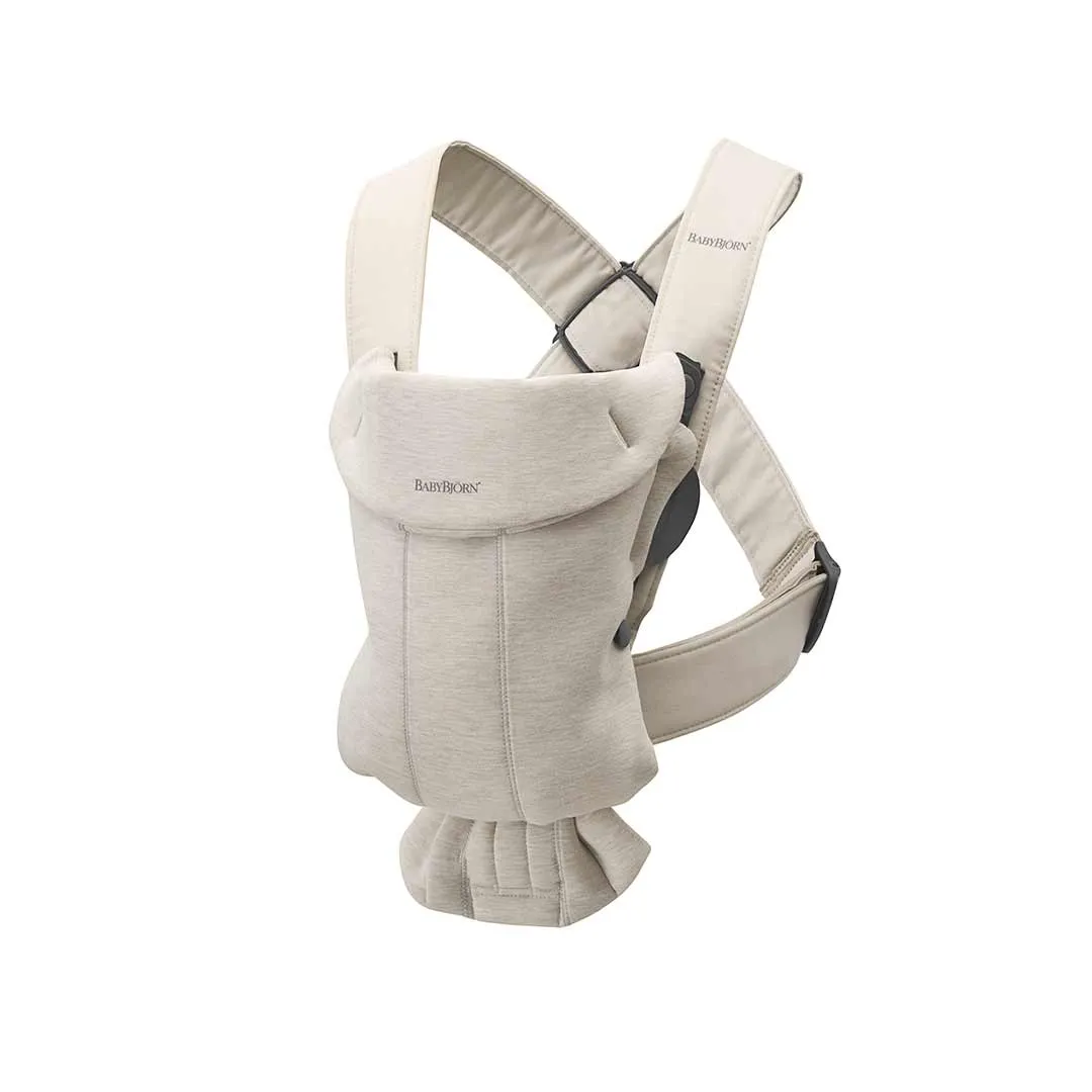 BabyBjorn Mini 3D Jersey Baby Carrier - Light Beige