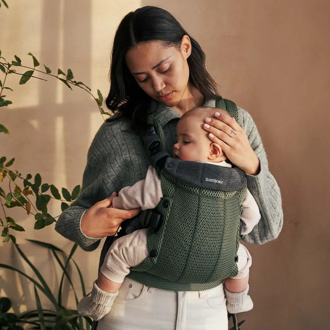 BabyBjörn Harmony Baby Carrier - Dark Green - 3D Mesh