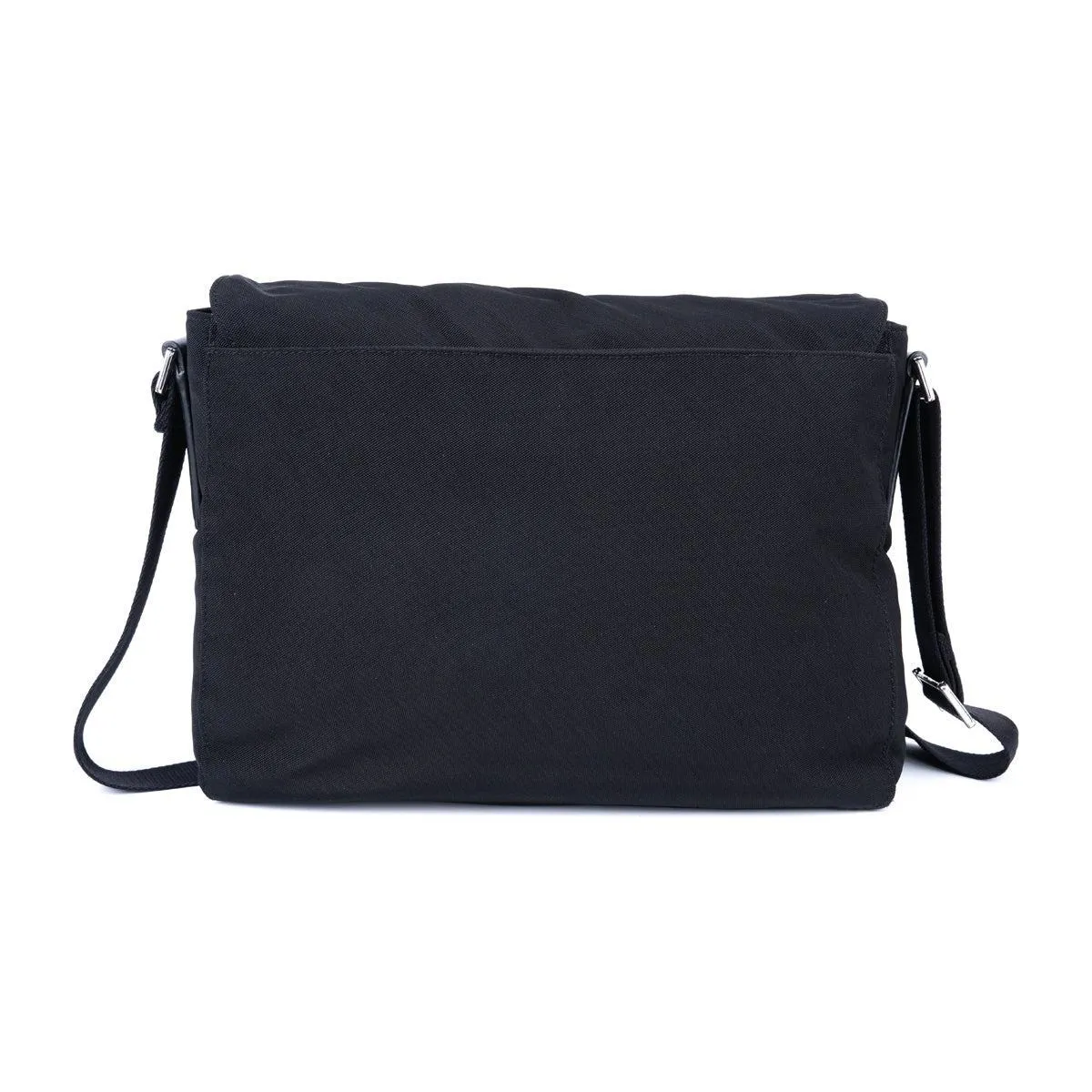 Banana Republic Flap Messenger Bags Fabric Black Colour For Men