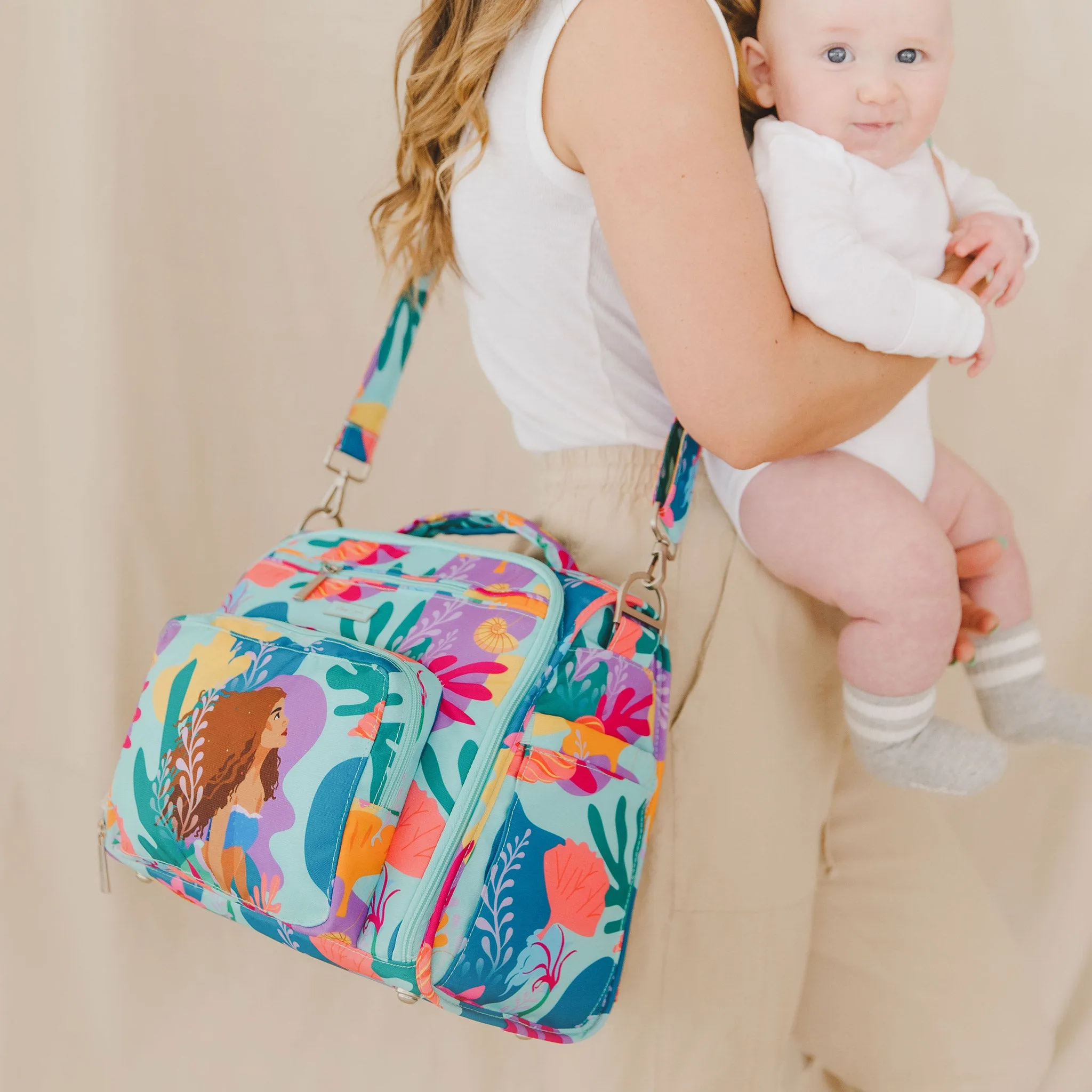 B.F.F. Backpack Messenger Diaper Bag - Disney's The Little Mermaid: Ocean of Dreams