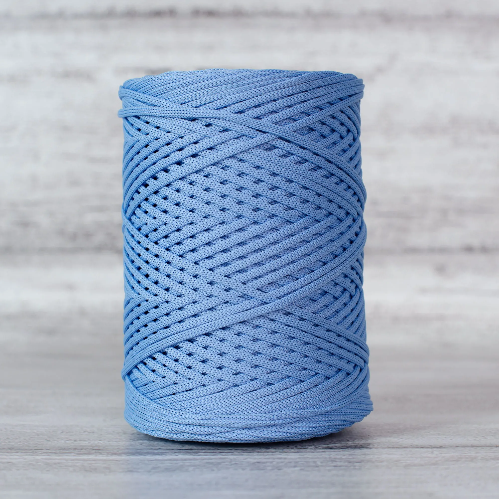 Blue 2mm polyester cord