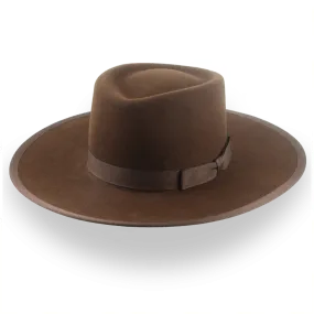 Brown Western Style Cowboy Hat in High-Quality Fur Felt | The Vanguard