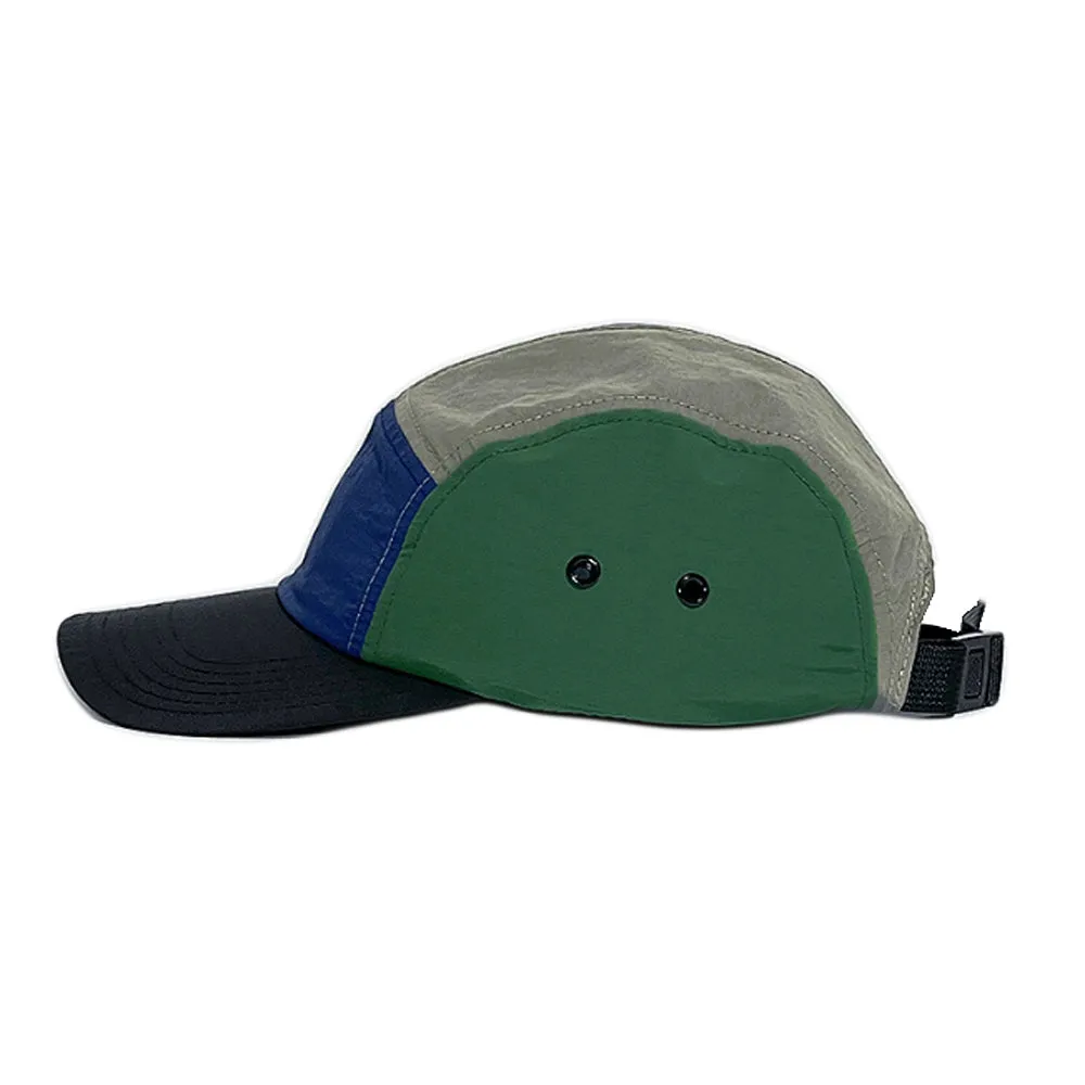 Camp Hat Multi Color Lightweight Jockey 5 Panel Flat Bill Cap Outdoor Fishing Hat YZ20208