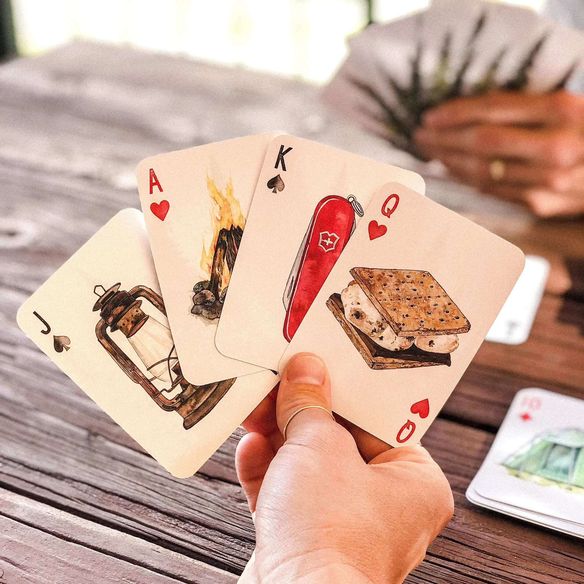 Camping Playing Cards