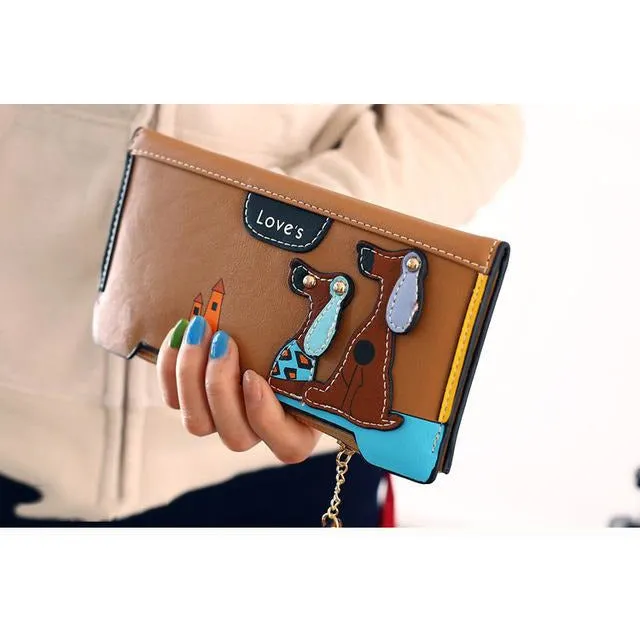 Cartoon Dog Women Purse