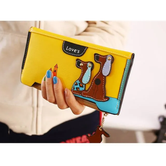 Cartoon Dog Women Purse