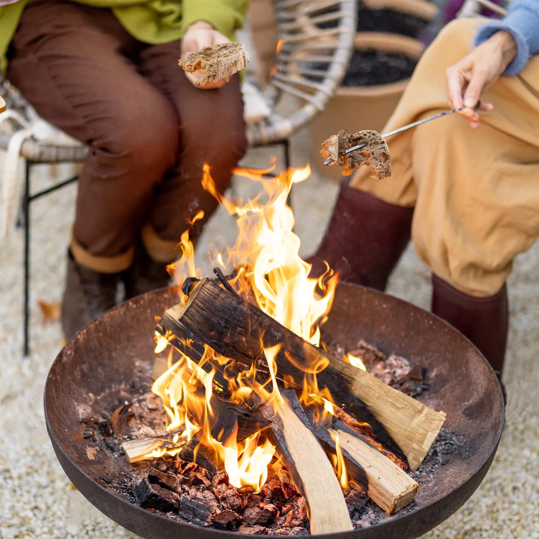 Cast Iron Garden Fire Bowl