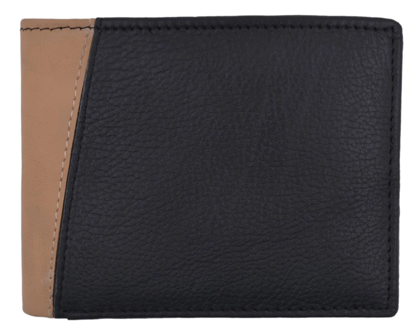 Cavelio Flap-Up ID Credit Card Holder Bifold Men's Premium Leather Wallet