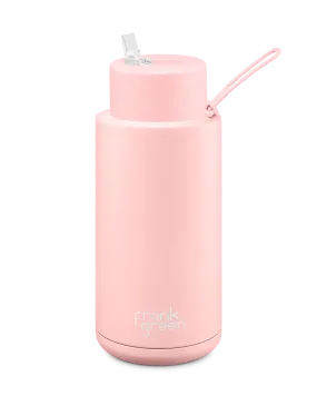 Ceramic Reusable Bottle - Blushed 34oz 1Lt