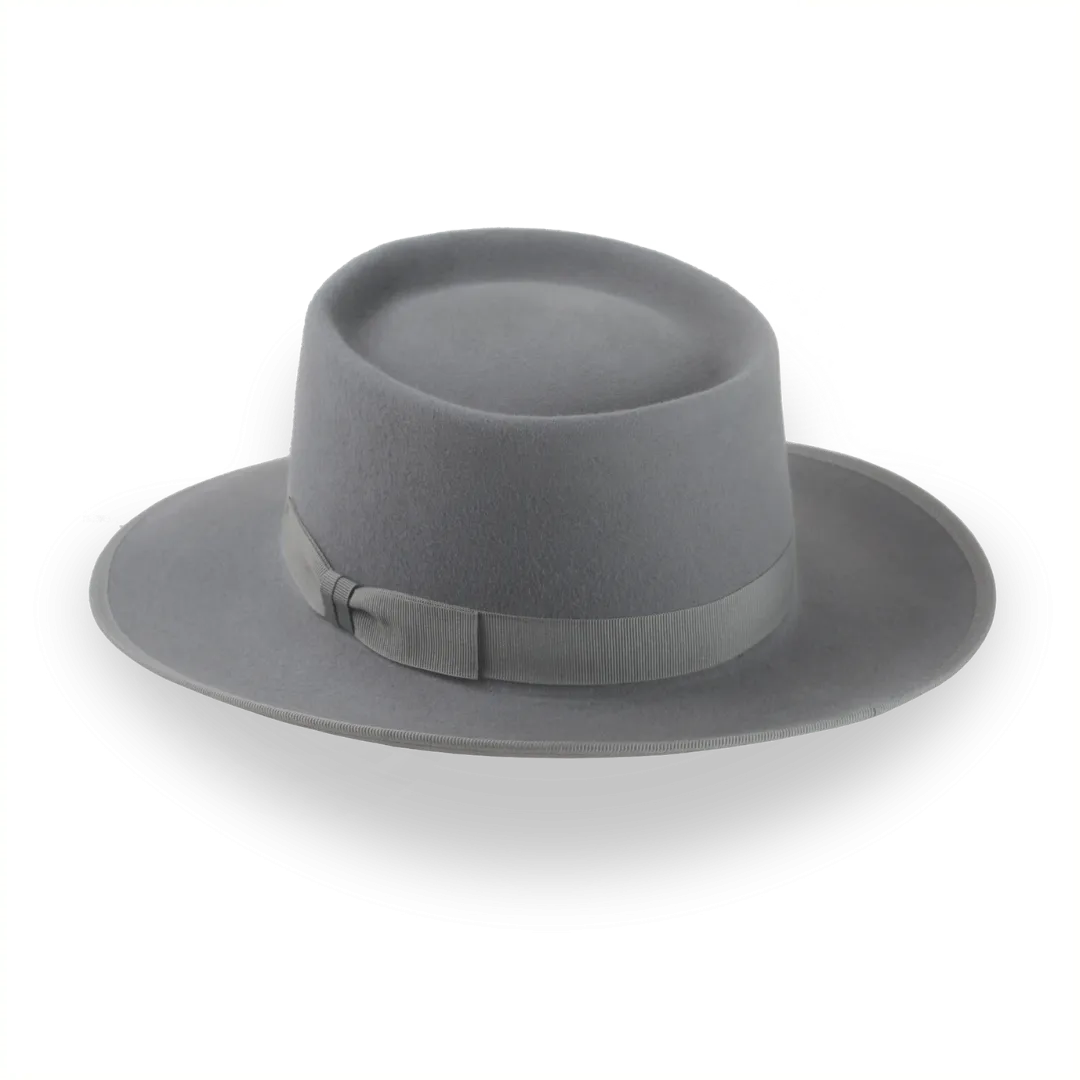 Cinema Inspired Pork Pie Hat with Wide Brim | The Oppenheimer