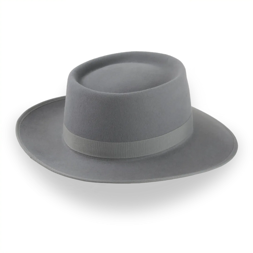 Cinema Inspired Pork Pie Hat with Wide Brim | The Oppenheimer