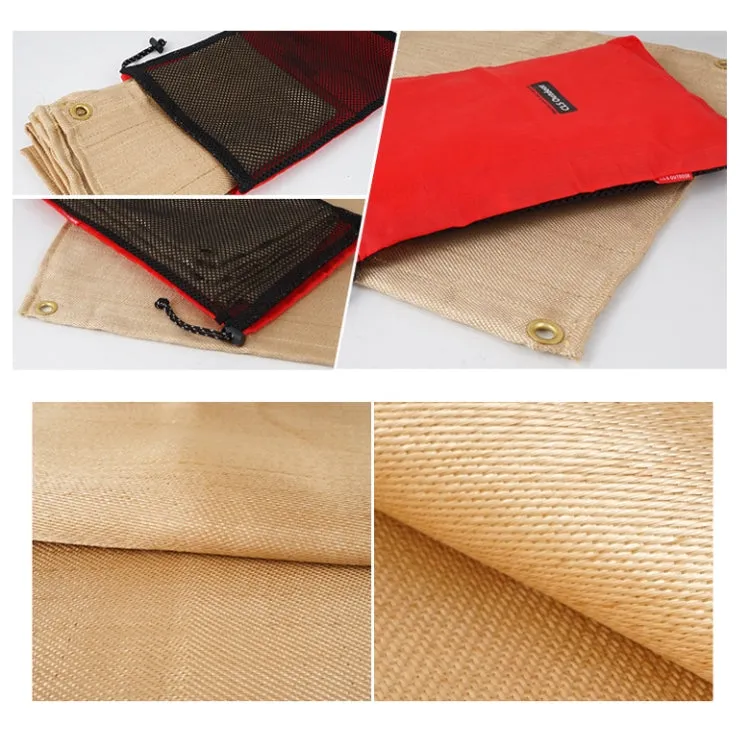 CLS Picnic Barbecue Heat Insulation Pad Glass Fiber Flame Retardant Cloth Large (100x80 cm)