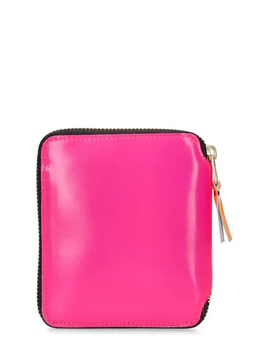 Comme des Garçons Wallet   Super Fluo leather wallet 