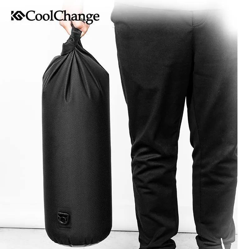 CoolChange Cycling Saddle Bag Waterproof Foldable Tail Rear Seat Bag 20L