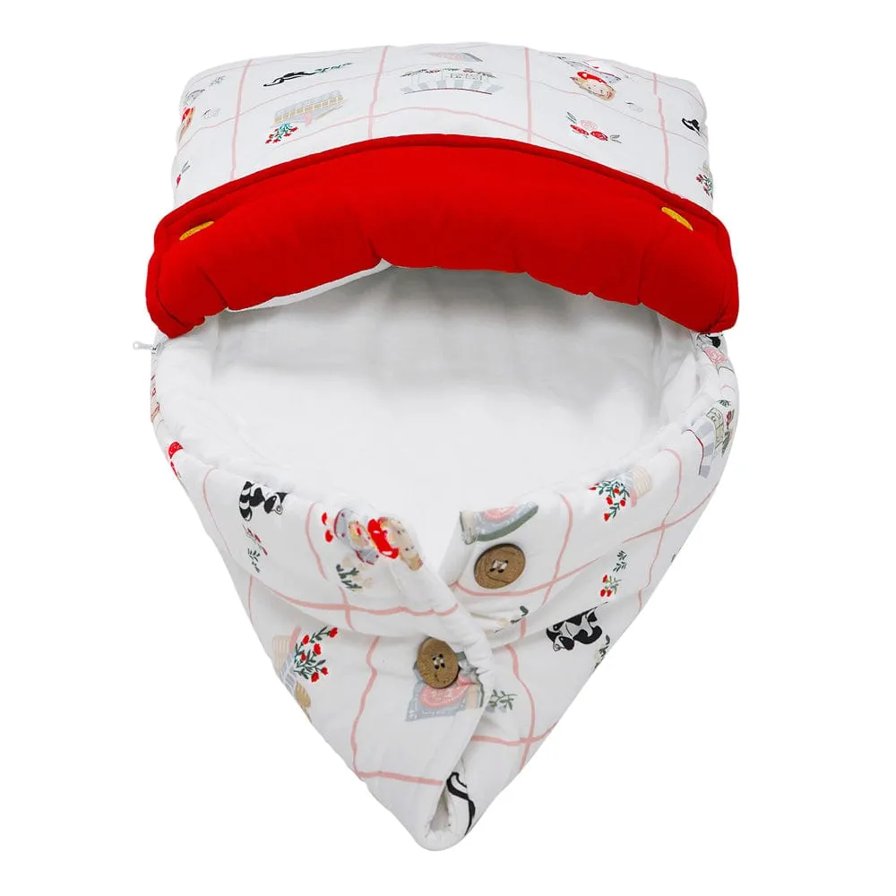 Cotton Carrier Nest cum Sleeping Bag, Scarlet on Adventure