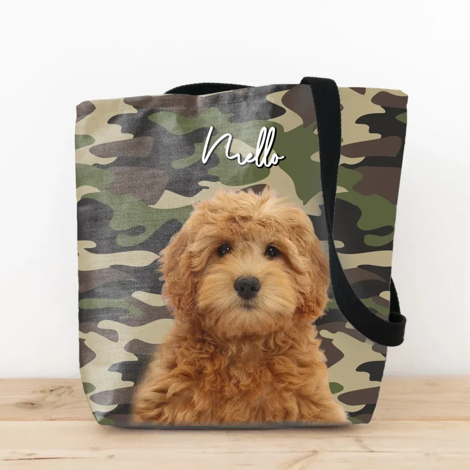 Custom Camo Tote Bag