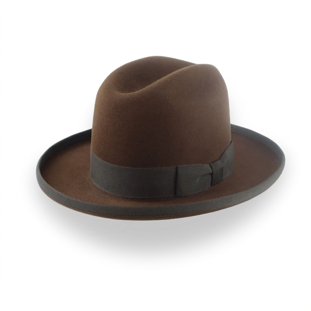 Customizable Mens Western Fedora with Cattleman Crown | The Dakota