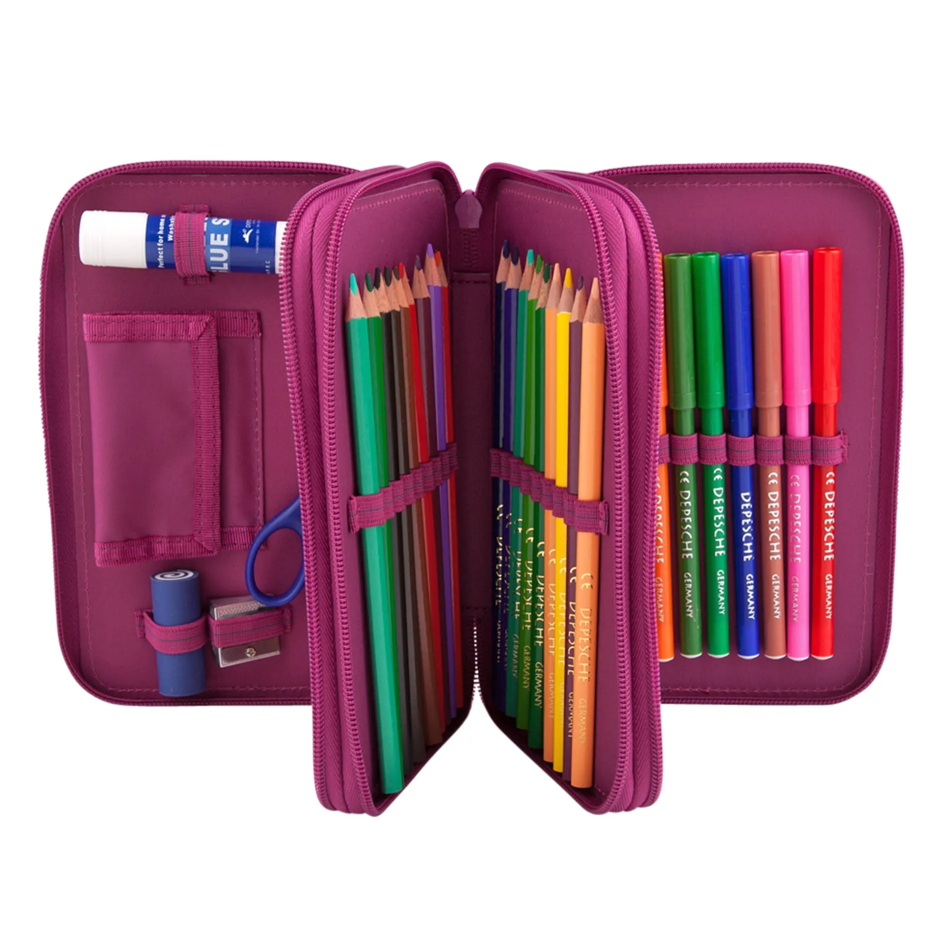 Depesche 7 Skills Triple Pencil Case Delux (1pc)