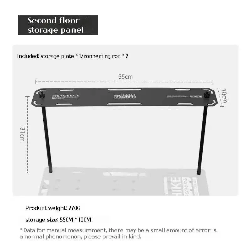 Difeike Outdoor Camping Three Piece Table Aluminum Tactical Table Portable Folding Lifting IGT Expansion Chicken Rolls Table