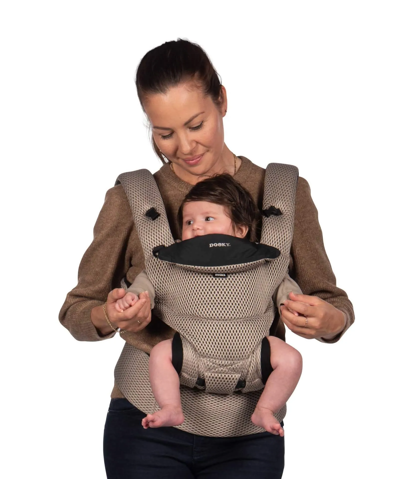 Dooky Urban Comfort Baby Carrier (Beige Desert)